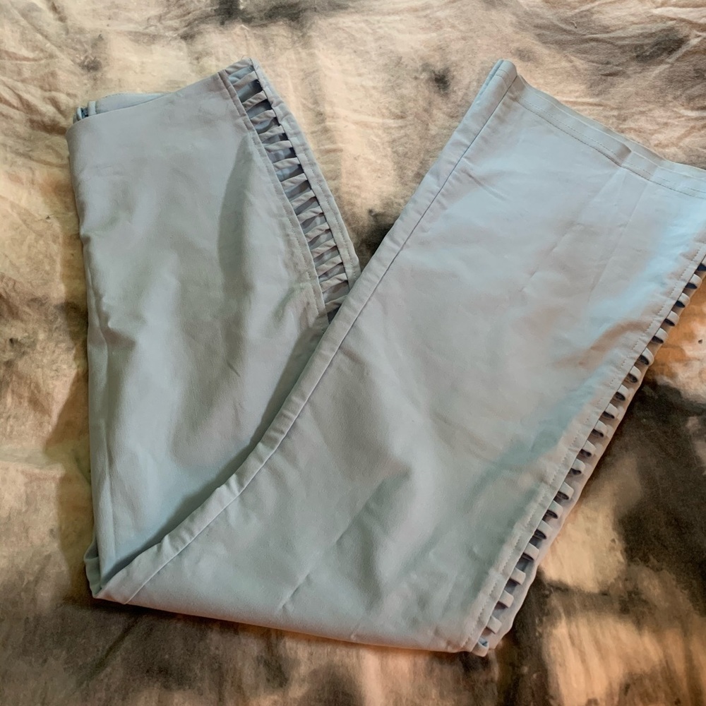 Slit pants